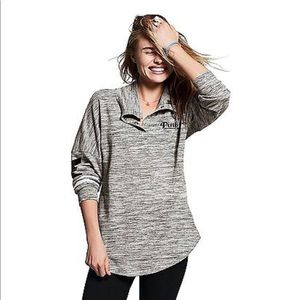 PINK by Victoria’s Secret Varsity Snap Pullover